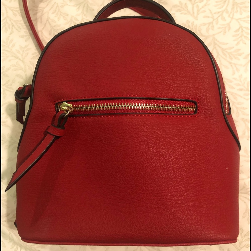 Teens Red 🎒Backpack Pocketbook
